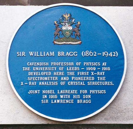 WHbragg plaque